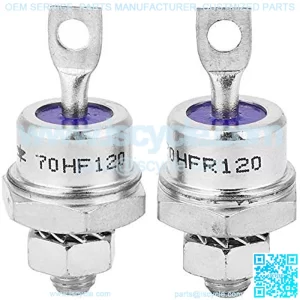 5 Pairs Spiral Rectifier Diode Chassis Stud Mounting Diode for Battery Charging Motor Control Power Supply Welder Machine Control
