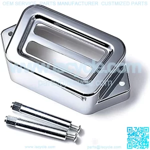 AstraDepot Chrome Rectifier Voltage Regulator Cover Frame Insert Compatible with Harley Road King Electra Glide Standard Classic 1997-2008
