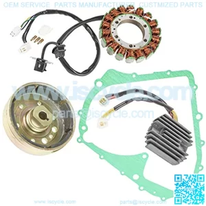 compatible with Stator Regulator Rectifier Flywheel Arctic Cat 400 4X4 Auto 2003 2004 2005 2006 2007 2008