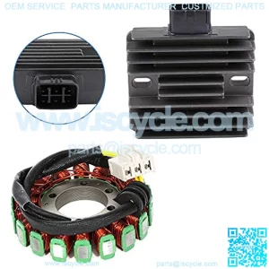 Magneto Stator Regulator Rectifier Kit Fit for 2006-2016 Yamaha YZF R6 2009 Yamaha YZF R6 B/C Raven 2009 2011-2012 Yamaha YZF R6 Raven Stator Rectifier Set