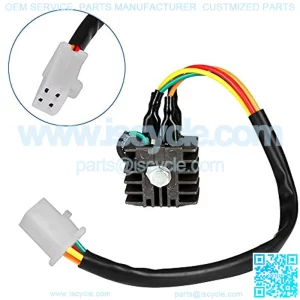 Voltage Regulator Rectifier Fit for 1968-1973 Honda CB350 1973 Honda CB350G 1974 Honda CB360 1974 Honda CB360G 1975-1976 Honda CB360T 1967-1974 Honda CB450 31700-455-671 Rectifier Regulator