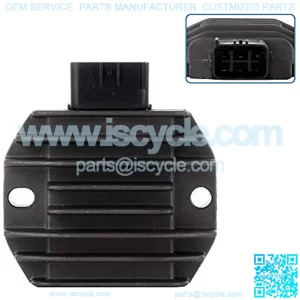 Voltage Regulator Rectifier Fit for 2000-2006 Yamaha Kodiak 400 2003-2006 Yamaha Kodiak 450 1999-2001 Yamaha V Star 1100 ZZP-XCO61188 Rectifier Regulator