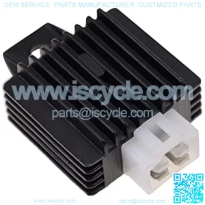 12V 4 Pin DC Voltage Regulator Rectifier for GY6 Engine50cc 60cc 80cc 125cc 150cc Chinese Dirt Bikes Go Karts Gas Scooter ATV Moped