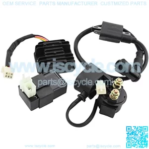 Ignition Coil AC CDI Voltage Regulator Rectifier Relay Kit for CG150cc 200cc 250cc Vertical Engine Chinese ATV