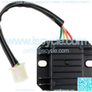 4 Pin Wire 12V Voltage Regulator Rectifier Male Plug for GY6 50cc 150cc CG 125cc 150cc 200cc 250cc Motorcycle Scooter Moped Dirt Bike Go Kart ATV