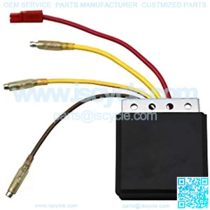 Voltage regulator rectifier is compatible with Polaris ATP Magnum Scrambler Ranger Sportsman 400 500 600 700 HO HDS ATV UTV 2X4 4X4 6X6 2002-2004 4 Wires OEM;2203637 4010796 4010670 2203638