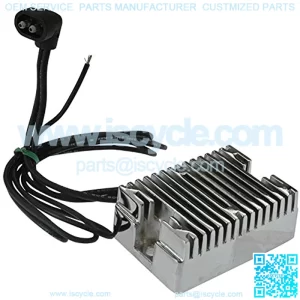 New CHROME Voltage Regulator Rectifier Replacement For Harley Davidson 74519-88, 1989-99 Evolution Big Twin, 32 AMP