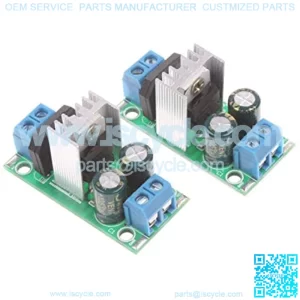 Three-Terminal Regulator Power Supply Module 1.5A LM7805 5V LM7809 9V LM7812 12V LM7815 15V Regulator Module 3A Rectifier Filter Power Converter (Pack of 2) (DC 15V)