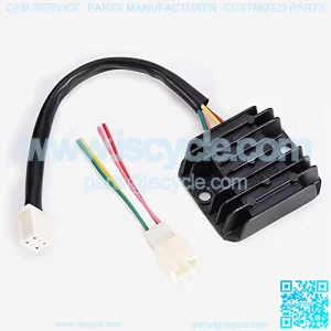 Rectifier 4 Wires Voltage Regulator Replacement for Boat Motor Mercury ATV GY6 50 150cc Scooter Moped JCL NST TAOTAO