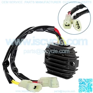 Regulator Rectifier 32800-44D20 32800-44D21 Replacement Voltage Regulator Rectifier Fit for 2003-2007 for Polaris Predator 500 2000-2001 for Quadmaster 500