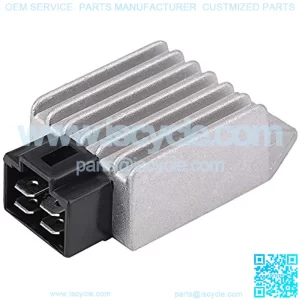 Suuonee Voltage Regulator Rectifier, Universal 12V 4Pin Motorcycle Motor Bike Current Rectifier For Scooter ATV GY6 Motor 50cc to 150cc