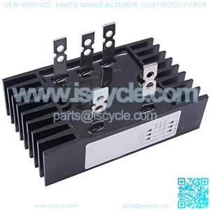 Taiss/SQL 100A Amp 1600V Heatsink Shape 3 Phase Diode Metal Case Bridge Rectifier SQL100A
