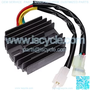 Voltage Regulator Rectifier Assembly 12V For Arctic Cat 500 ATV 2000-2008, Arctic Cat 400 2003-2008 Arctic Cat 375 2002 Replace# 3402-682