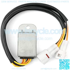 Voltage Regulator Rectifier Fit for RM125 RM250 1996 1997 1998 1999 2000 Motorcycle Regulator Rectifier 32800-37E20, Black