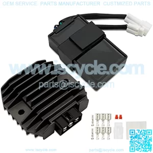 Wztepeng CDI Box Voltage Regulator Rectifier Compatible With Kawasaki Bayou 300 KLF300B 1988-1991 Replace 21119-1241 21119-1258 21119-1302 21119-1369 Z190-0025N