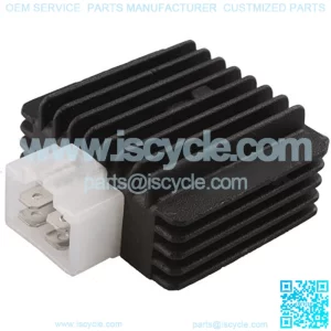 4-Pin Voltage Regulator Rectifier for GY6 50cc 70 cc 90cc 110 cc 125cc 150 cc ATV Scooters Go Karts Quad 4 Wheelers Moped Dune Buggy Sandrail Roketa Taotao Sunl Jonway