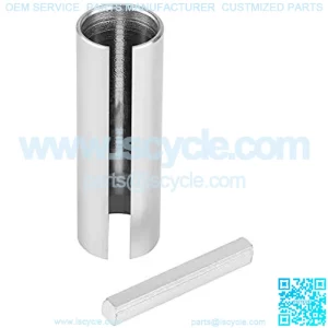 Shaft Adapter, 7/8" to 1" Inch Gas Engine Pulley Crank Shaft Sleeve Adapter Predator Pulley Bore Reducer Bushing Sheave with Step Key