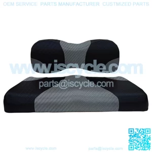 Yamaha G29/ DRIVE Seat Covers - Sport Front Seats - Black Carbon Fiber/Gray Carbon Fiber