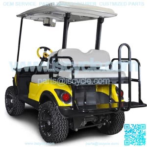 Yamaha 3 Golf Cart Rear Seat - Flip Seat w/ Cargo Bed (Choose Your Color, Fits all Yamaha models)