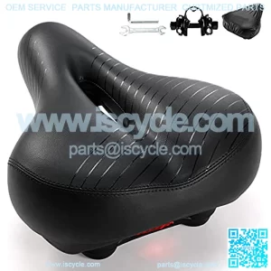Memory Foam Bike Seat for Women and Men Wide