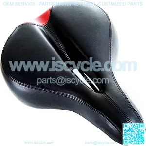 Bike Seat Cushion - Bicycle Saddle for Men and Women - Universal Replacement Seats w/Wide Padded , Shock Absorbing Springs, Mounting Tools & Waterproof Rain Cover