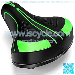 Bike Seat Universal Wide Bicycle Seat Soft Thickened Pad Memory Foam Waterproof Bicycle Saddle Dual Shock Absorbing Bike Saddle for Men and Women
