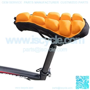 Air 3D Bike Seat Bicycle Seat Cushion Bike Saddle Cover Replacement Shock Absorbing for Mountain Bike Hybrid and Stationary Exercise Bike