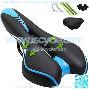 Mountain Bike Seat,Waterproof Bicycle Saddle for Men Women, t Replacement Soft Padded with Shock Absorbing Waterproof for MTB Mountain Bike