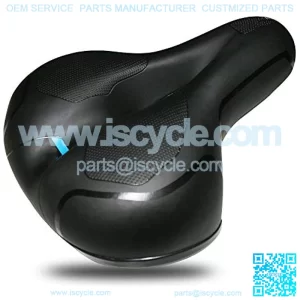 Bike Seat, Bike Seats with Taillight Reflective Strip, Double Shock Absorber Ball Saddle Wide Bike Seat, Universal Fit Bicycle Seat for Mountain Bikes, Road Bikes, Exercise
