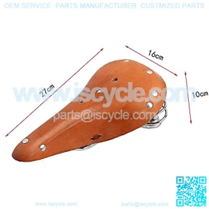 Vintage Bike Saddles Cowhide Bike Seat Classic Rivet Style Bicycle Saddle Shock Absorbing Springs Bicycle Seat Durable
