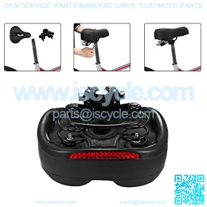 Bike Seat Bicycle Saddle Thickening of The Memory Foam Waterproof Replacement Leather Bike Saddle on Your Mountain Bike for Women and Men with Big Bottoms