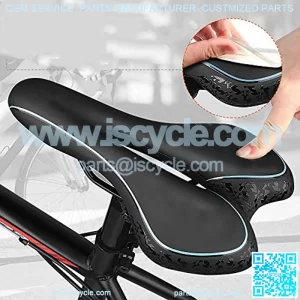 Bike Seat Gel Bicycle Seat Hollow Pu Saddle Ergonomics Design for Mountain Bikes Road Bikes Men and Women