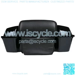 Tour Pack Trunk Backrest Pad Fit For Harley Touring 1997-2013 (Black Latches)
