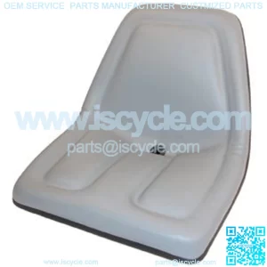 Deluxe Mower Tractor Seat Compatible with John Deere, Kubota, Allis-Chalmers, Bobcat, Case-IH, Ford New Holland, White, Oliver, Mpl, Moline, Massey Ferguson High Back (Grey)