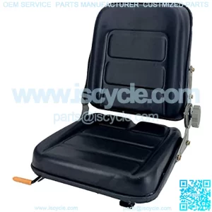 Universal Forklift Seat Adjustable Back Angle, Suspension Seat Fits Most Lawn Mower, Garden Tractor UTV/ATV Heavy Mechanical Seat