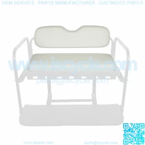 Golf Cart Rear Flip Seat Replacement Cushion Set (Club Car EZGO Yamaha) - Oyster