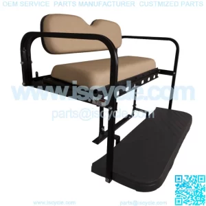MACH3 Rear Flip Seat for Club Car Precedent/Tempo/Onward Golf Carts - Buff
