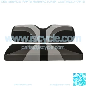 Blade Golf Cart Rear Seat Covers for Genesis 250/300-Gray/Charcoal/Black