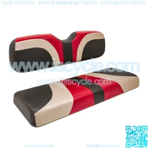 Blade Golf Cart Front Seat Covers for Club Car Precedent-Garnet/Champagne/Black