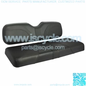 Blade Golf Cart Rear Seat Covers for MadJax/Seat Kits D Black/Black Carbon