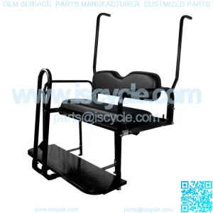 ProFX Rear Seat Kit with Grab Bar for Yamaha G14/G16/G19/G22 Golf Cart - Black