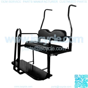 ProFX Rear Seat Kit w/ Grab Bar for Club Car DS (1982-2000.5) Golf Cart - Black