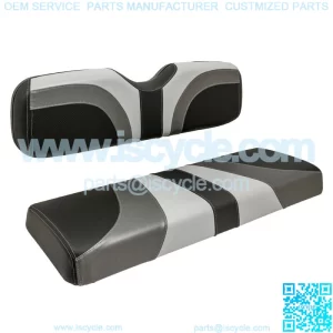 Blade Golf Cart Front Seat Covers for EZGO TXT/T48/RXV - Gray/Charcoal/Black