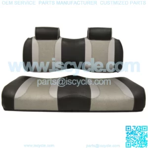 Golf Cart Seats for Club Car Precedent (2004-2011) - Black/Silver