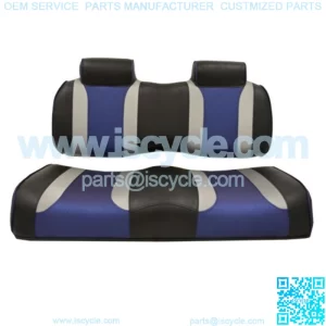 Golf Cart Seats for Club Car Precedent (2004-2011) - Black/Blue