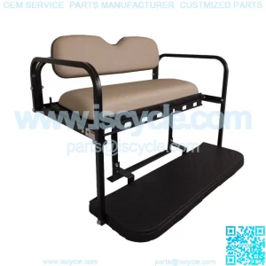 MACH3 Rear Flip Seat for EZGO RXV Golf Carts - Sandstone