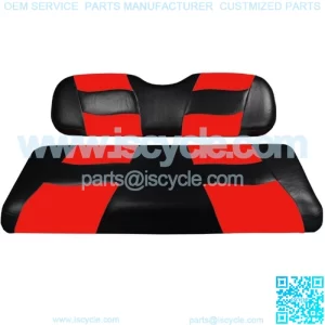 Riptide 2007-Up Black/Red Two-Tone Front Seat Covers for Yamaha G29 Drive