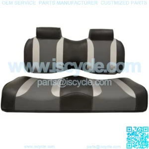 Golf Cart Seat Cushions for Yamaha Drive/Drive2 - Black/Grey