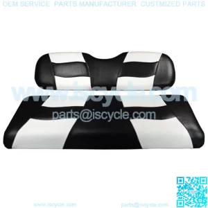 Riptide 2004-Up Black/White Two-Tone Front Seat Covers for Club Car Prece