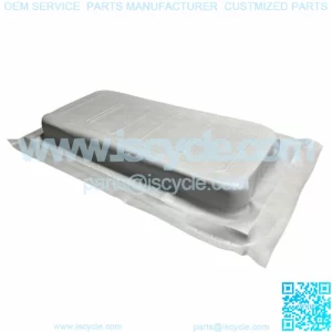 EZGO Shuttle / Express L6 / S6 / L6 Cloud Gray Front Seat Bottom Cover Only